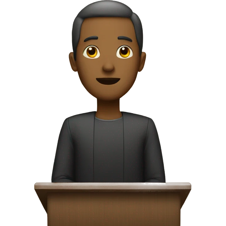 A person preaching emoji