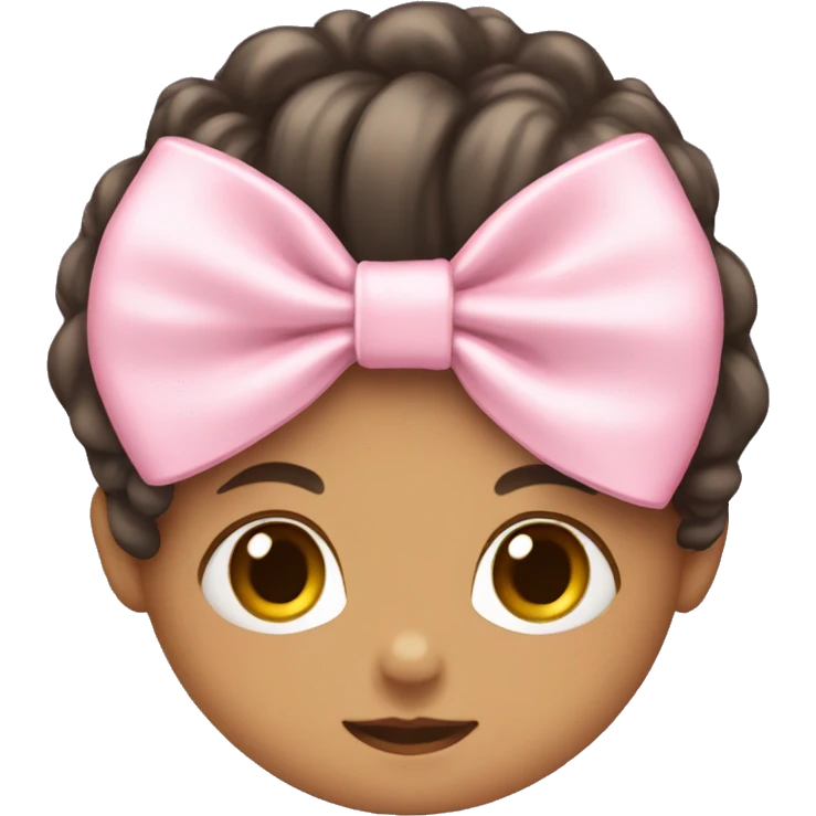 Baby pink bow emoji