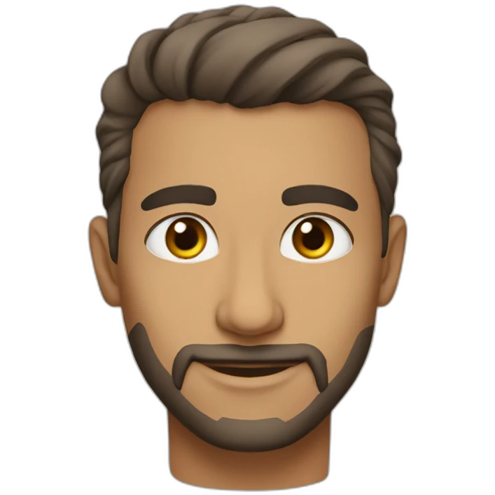 رجل  بشرته ابيض و شعره اسود emoji