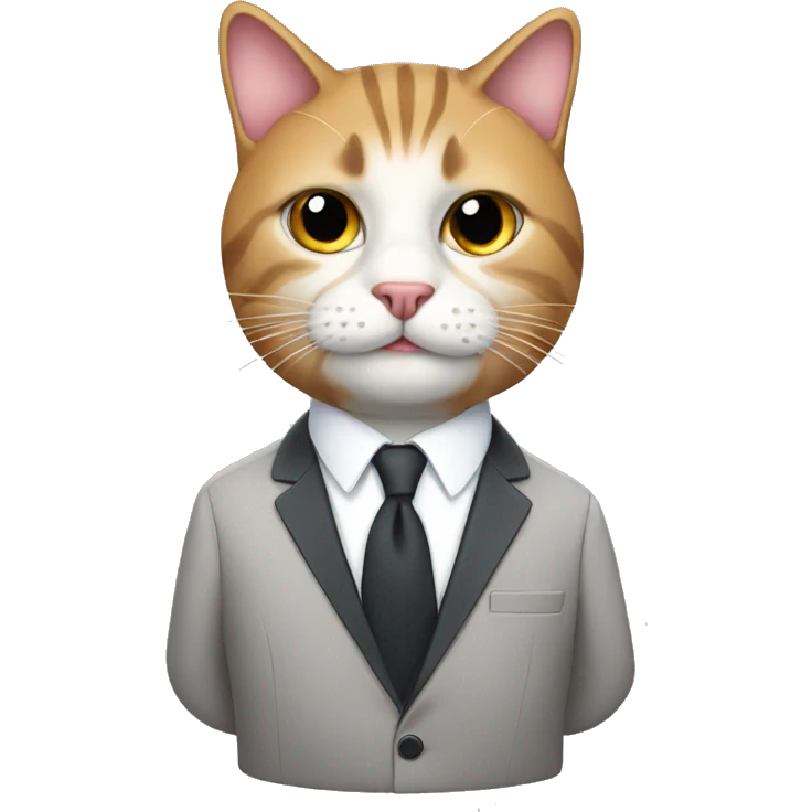 Cat wearing suits  emoji