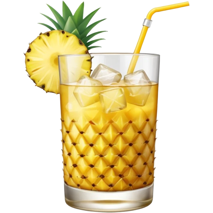 yellow pineapple refresher cocktail emoji