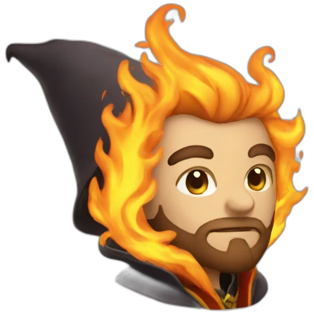 fire wizard emoji