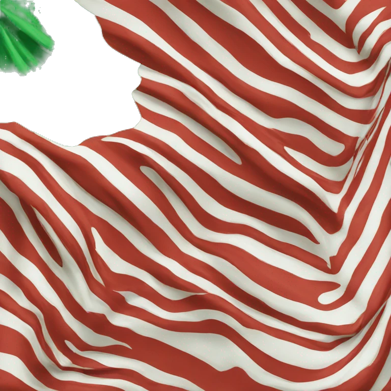 Drapeau vert et rouge emoji