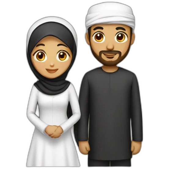 Muslim Couple emoji