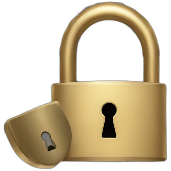 Locked padlock emoji