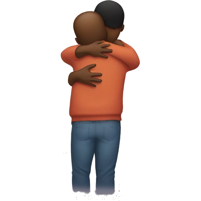 Hug from the back emoji