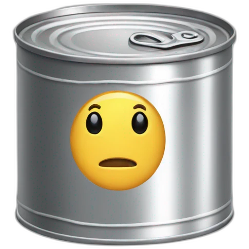open empty tin can emoji