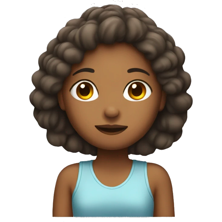 Girl laying down  emoji
