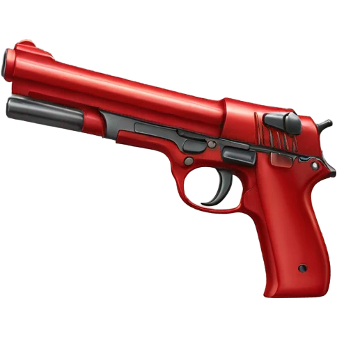 Pistola roja emoji
