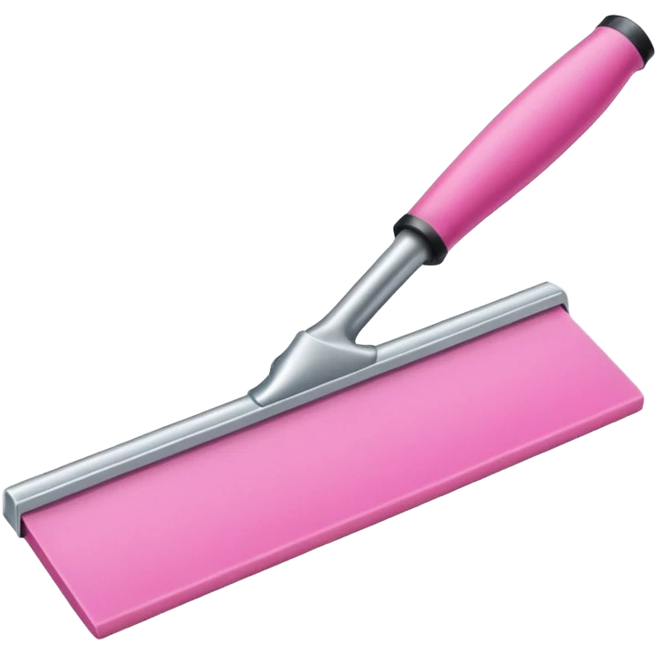 Cleaning Squeege pink emoji