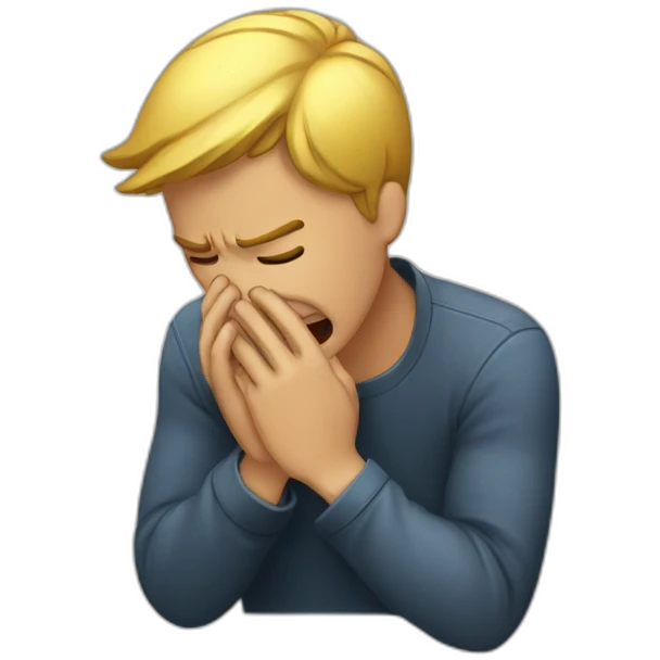 facepalm anguish emoji