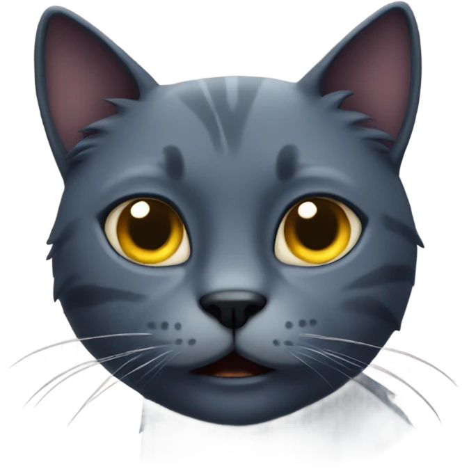 Night cat emoji