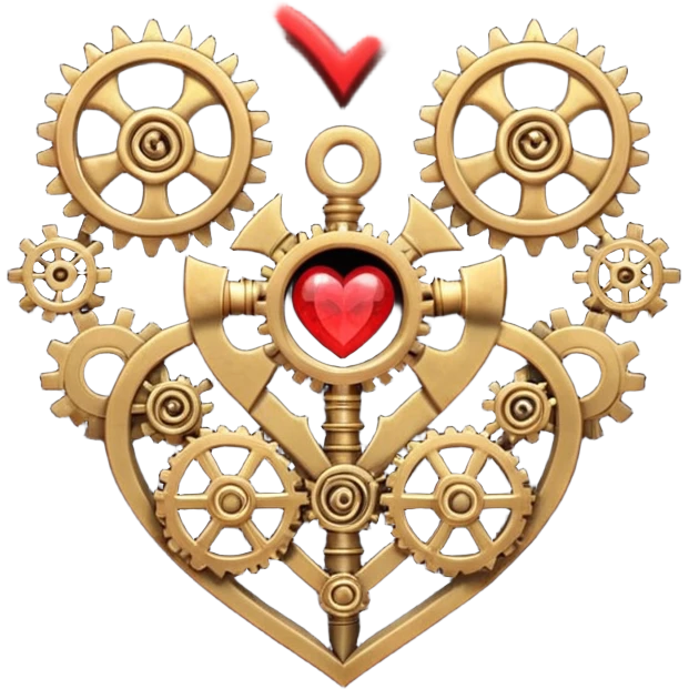 Death Korps Of Krieg Heart Steampunk love heart emoji