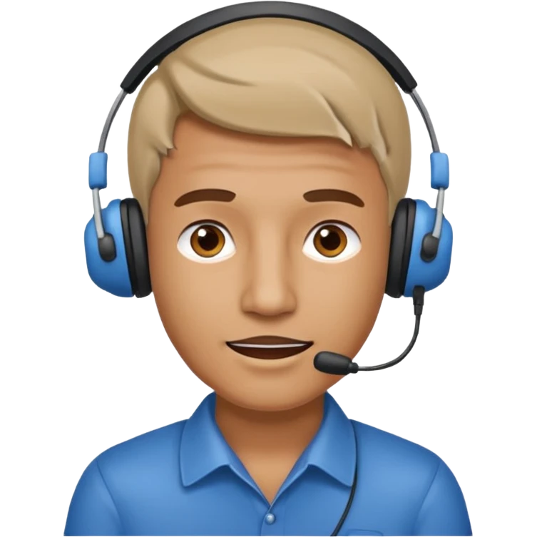 call center man emoji
