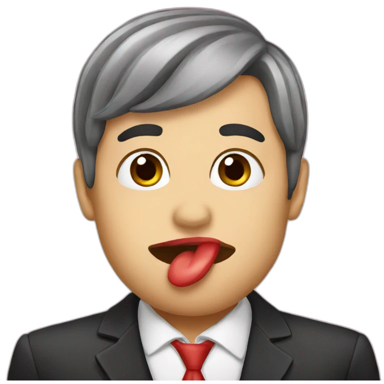 French kiss emoji
