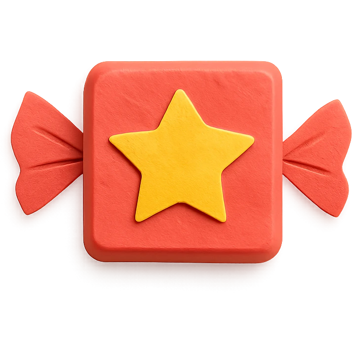starburst candy emoji