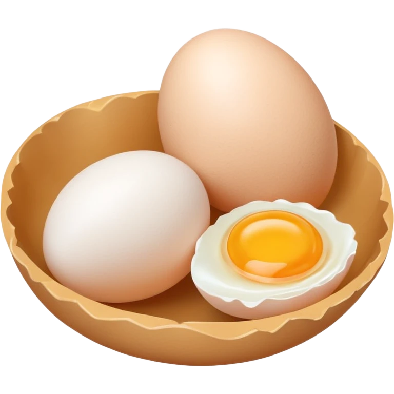 Uova con guscio emoji