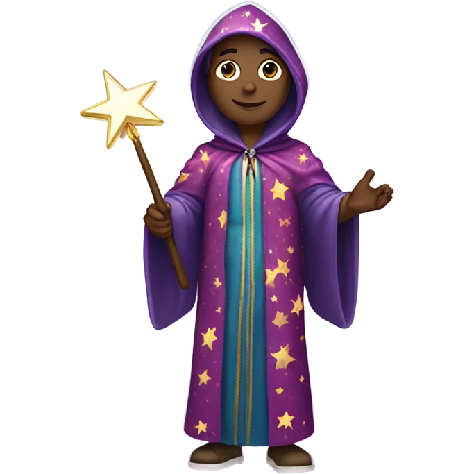 Bitmoji wearing magical robe emoji