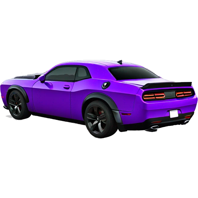 Dodge challenger demon 170 side view emoji