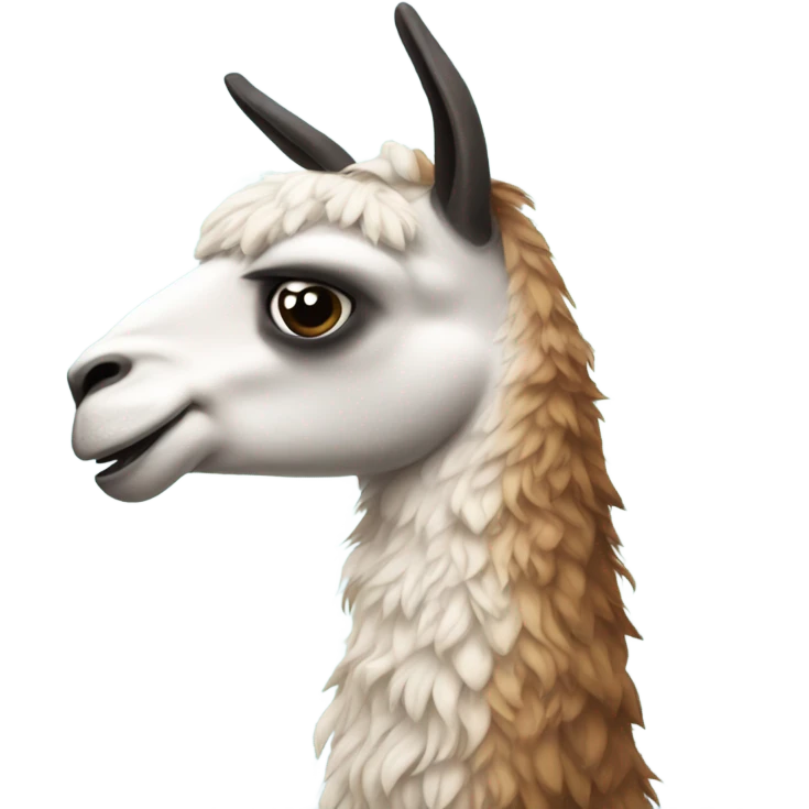 lama talking on the phone emoji