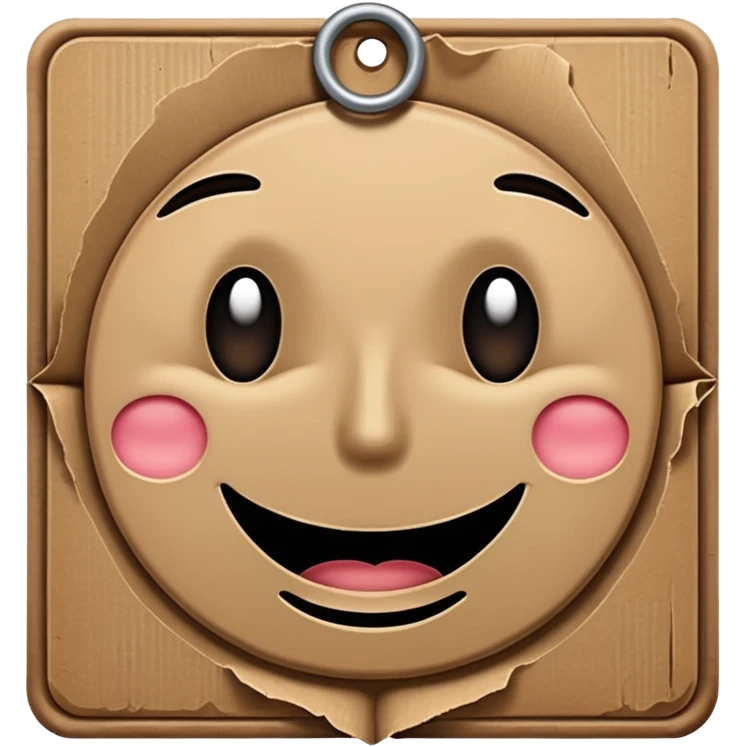 cardboard sign emoji