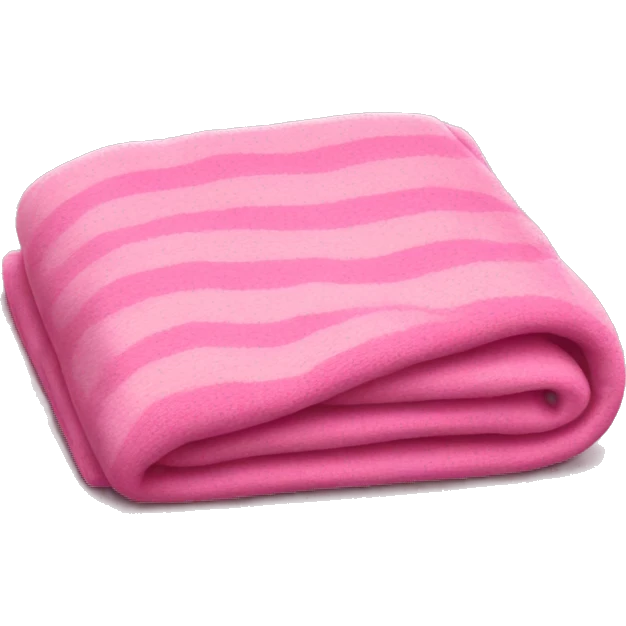 Pink blanket folded  emoji