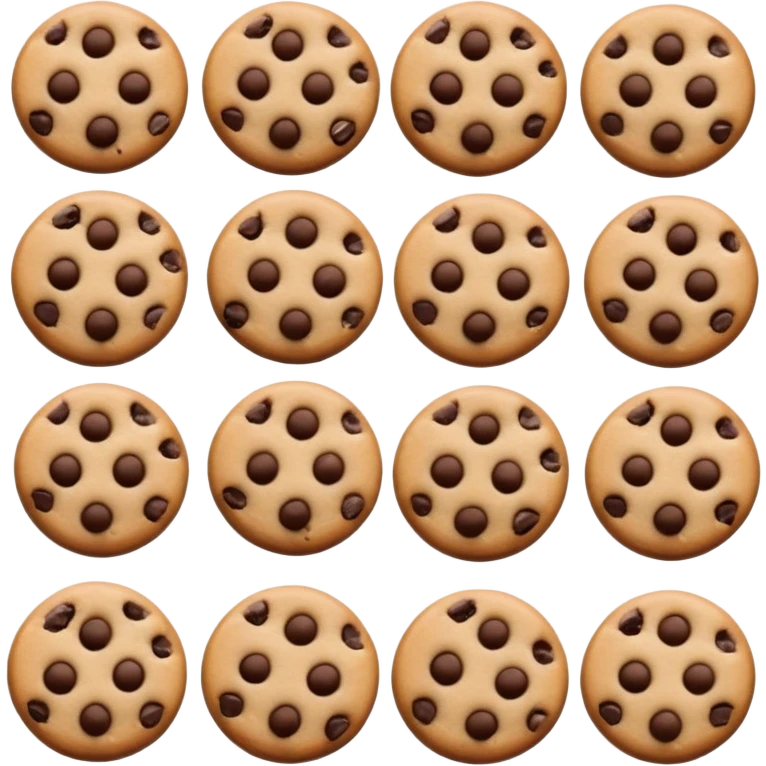 1 chocolate chip emoji