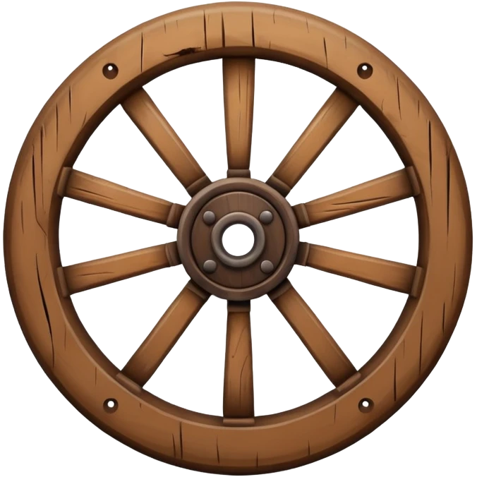 wooden Wheel  emoji