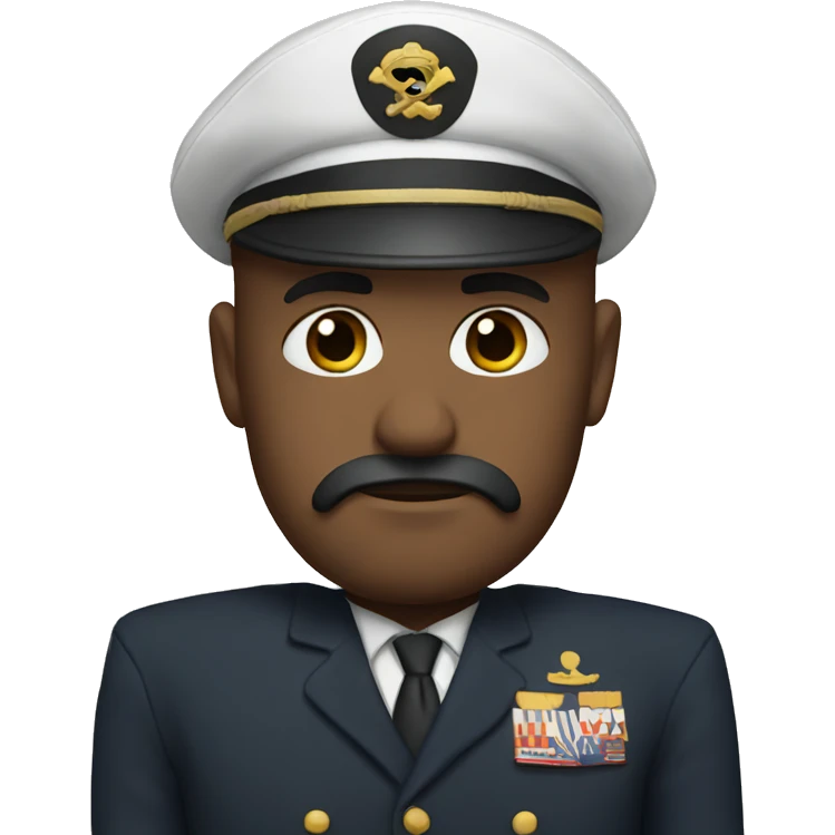 sad captain emoji