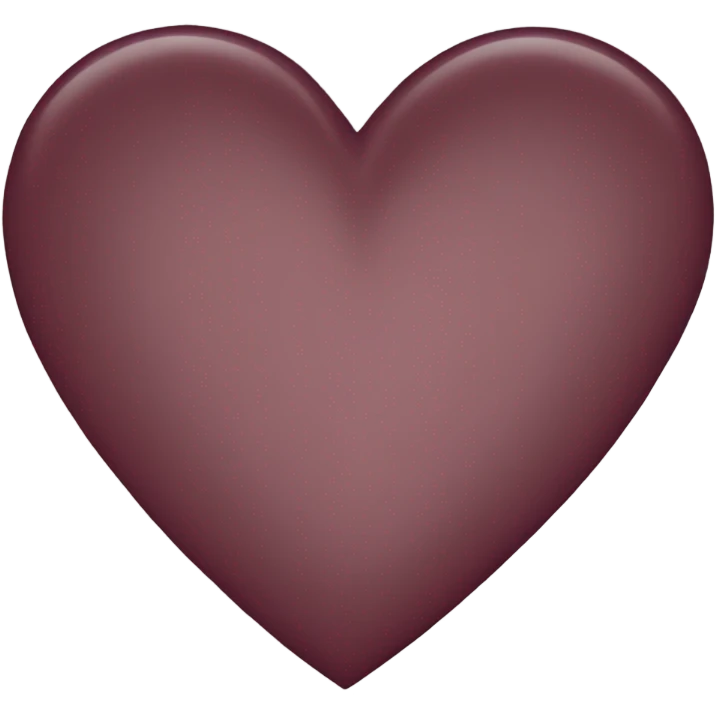 Maroon heart emoji