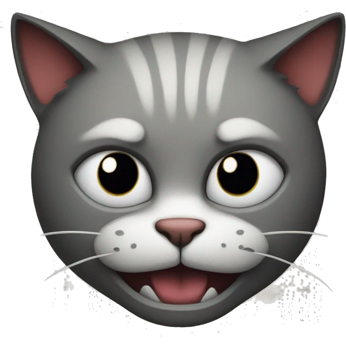 evil cat  emoji
