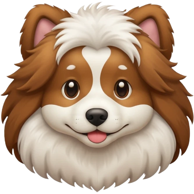 long fur dog emoji