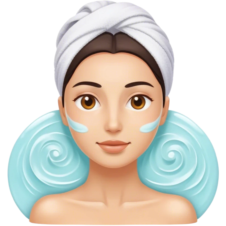 Spa day facial emoji