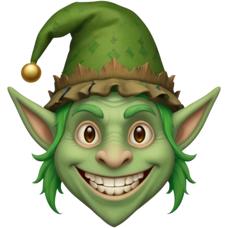 troll jester emoji