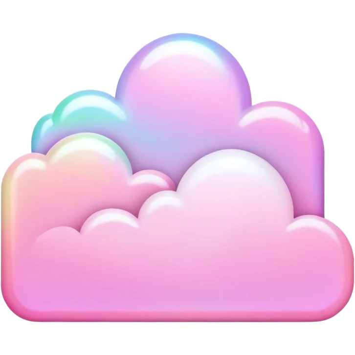  White-pink-Iridescent-aesthetic-scenery-Decoration emoji