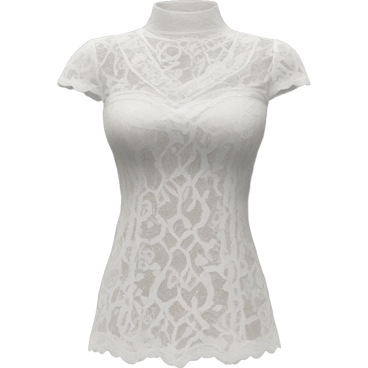 top with lace emoji
