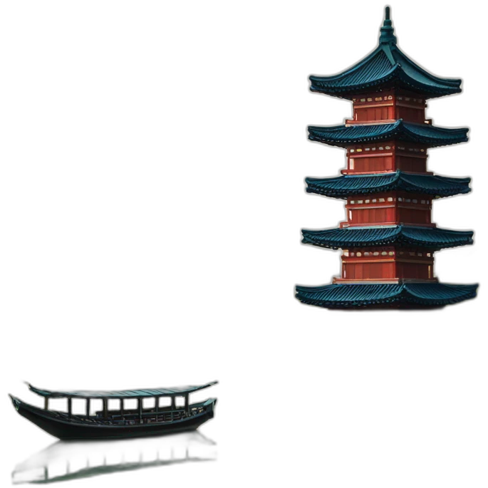 namsam tower and han river emoji