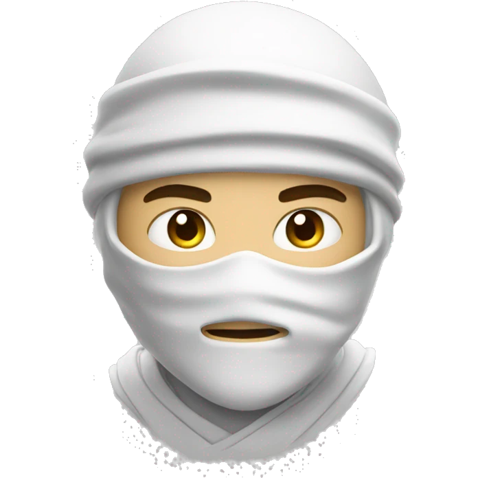 white ninja emoji