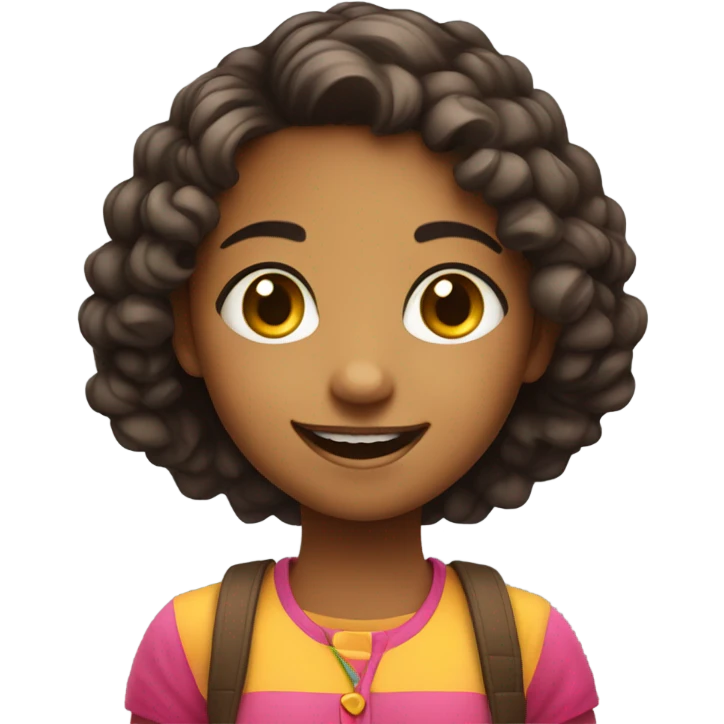 Cute girl emoji