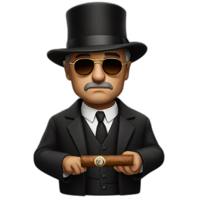 the godfather with cigar emoji