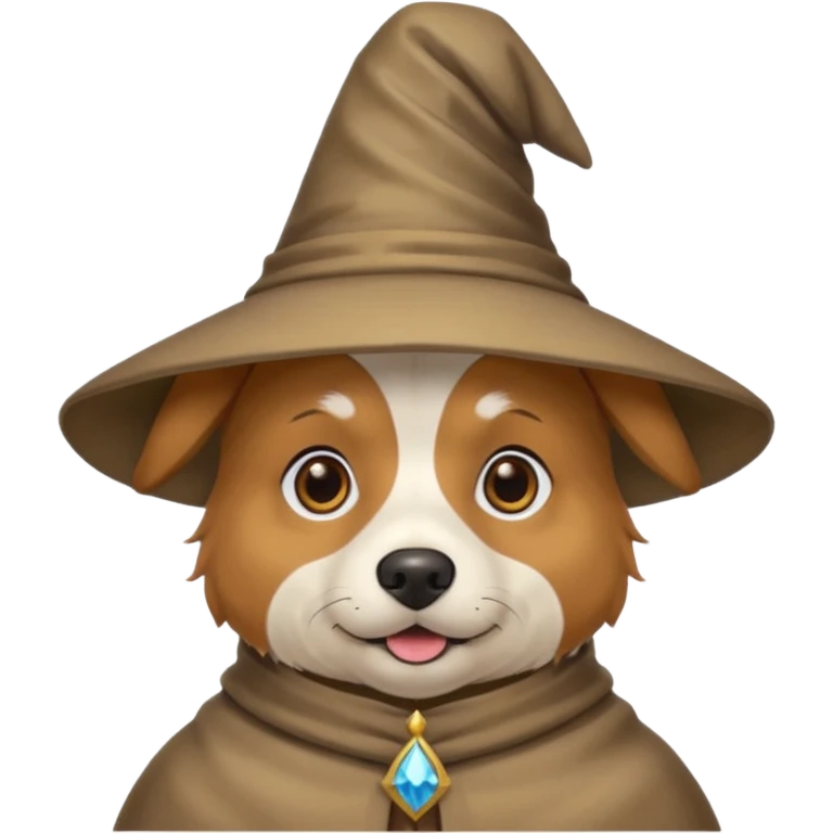 Dog wizard emoji