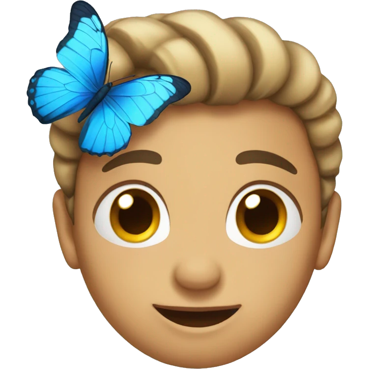 Blue butterfly  emoji