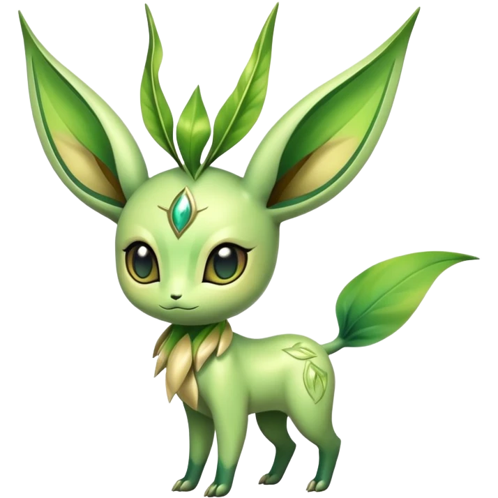 Shiny Exotic Bayleaf-Celebi-Leafeon-Hybrid-Creature emoji
