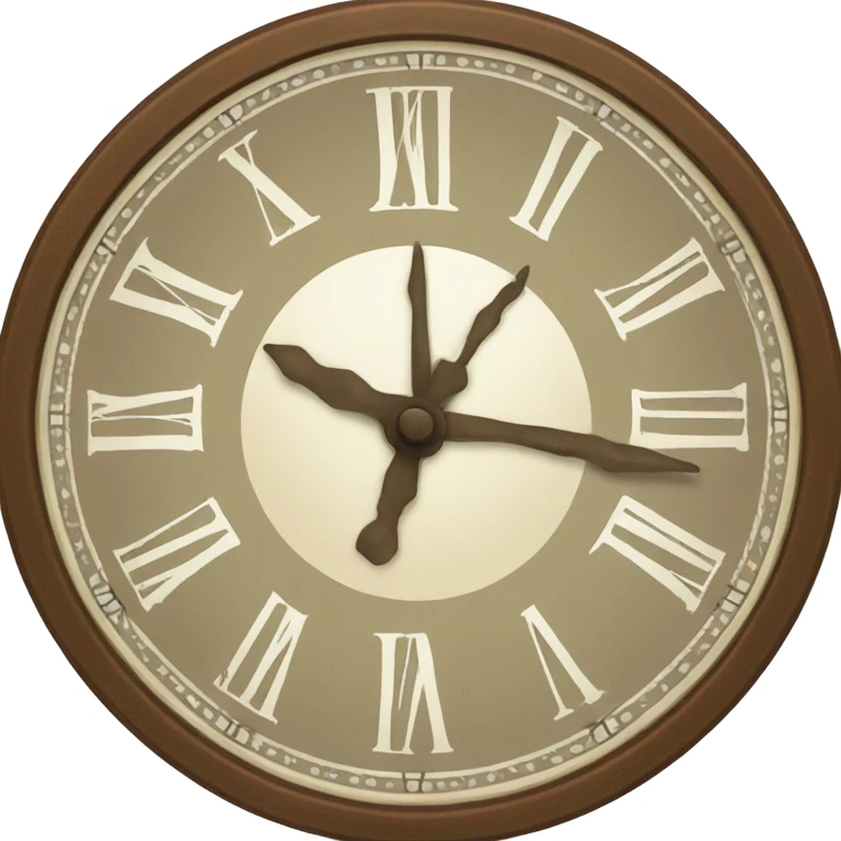 Clock that tea emoji