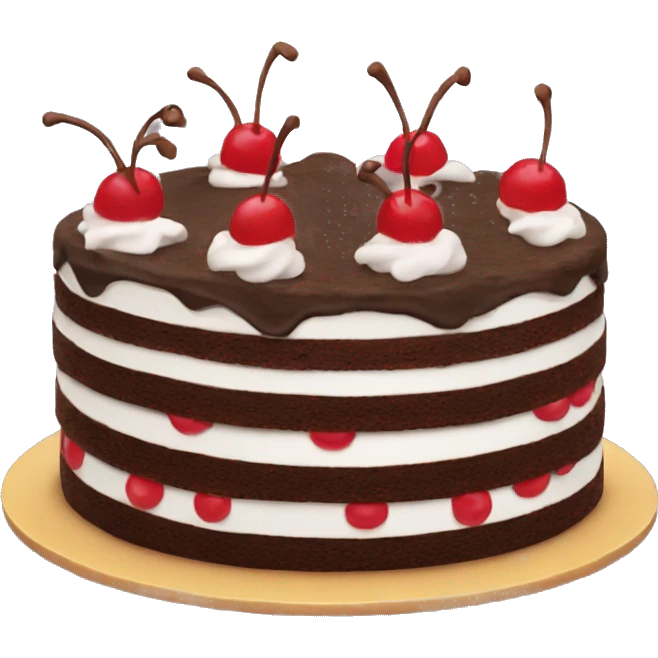 Black forest cake  emoji