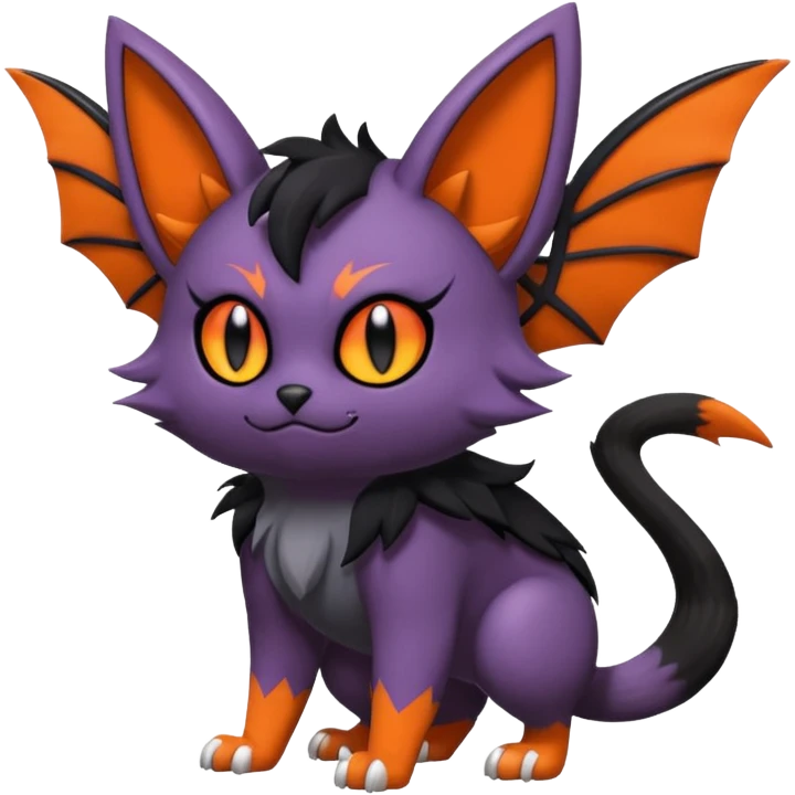 Noibat-Litten-Torracat-fusion-Fakemon-Pokémon-creature  emoji