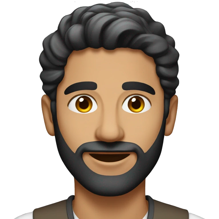 Handsome middle eastern man emoji