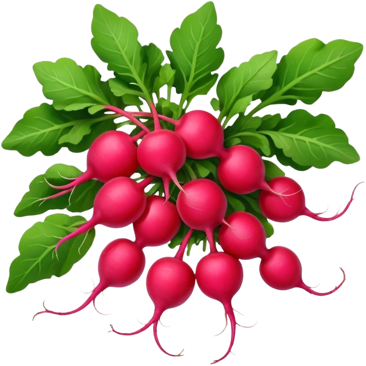 bunch of radishes emoji