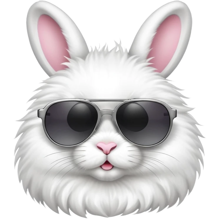 Bunny wearing sunglasses emoji