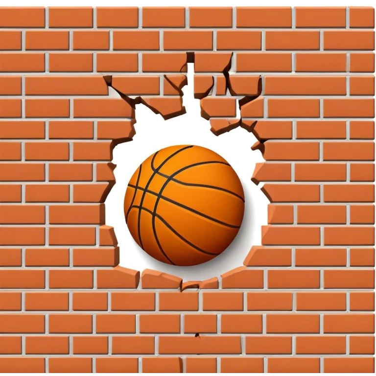 Basketball bricks emoji